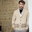 Gilet Jacquard laine Pierre Clarence