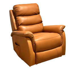 Fauteuil releveur massant/chauffant cuir