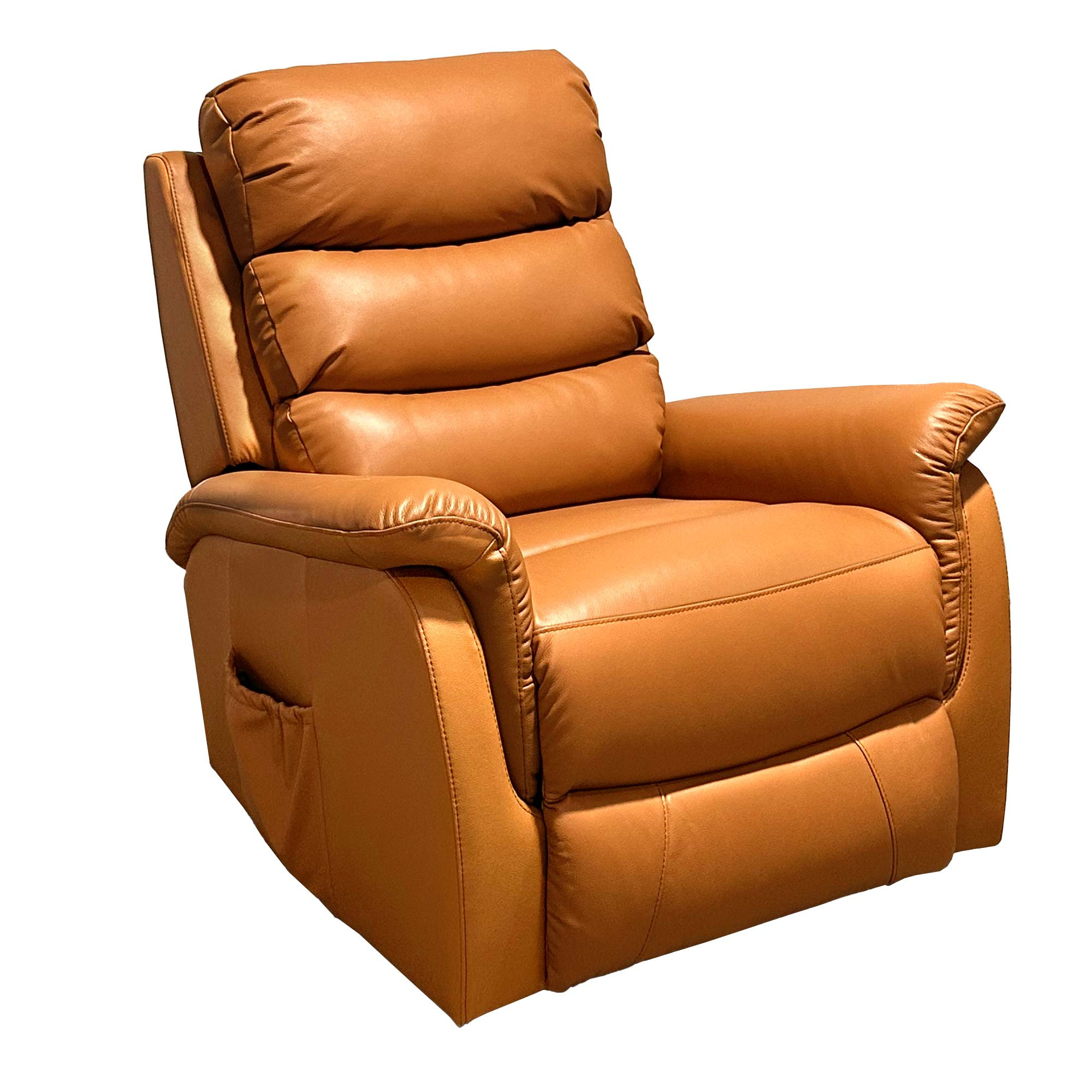 Fauteuil releveur massant/chauffant cuir