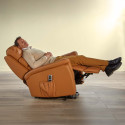 Fauteuil releveur massant/chauffant cuir