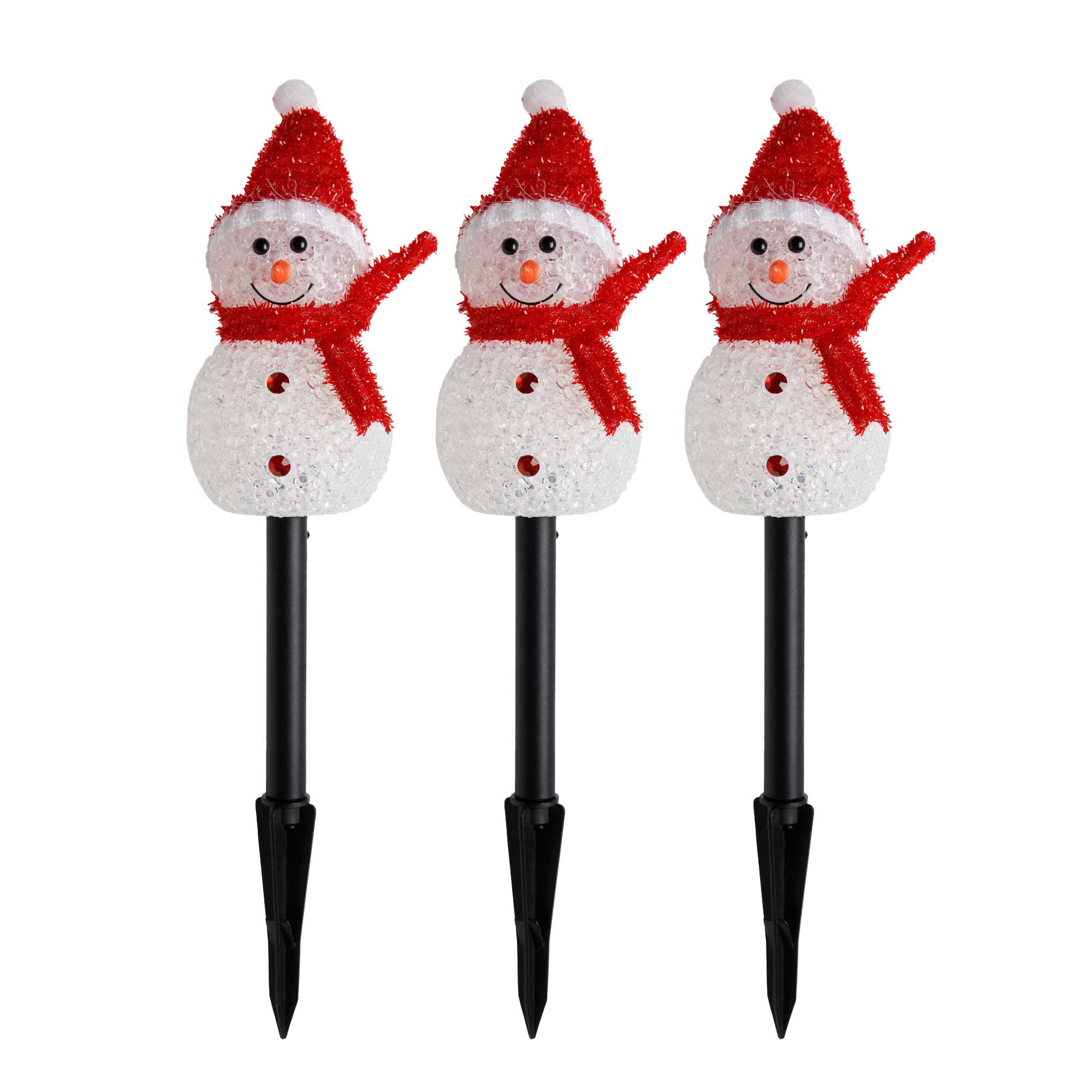 Guirlande Bonshommes de neige  à planter