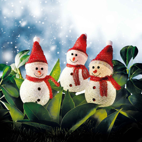 Guirlande Bonshommes de neige  à planter