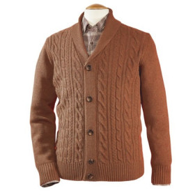 Veste Laine Harryland, Tour de poitrine : M (96/100), Couleur : Cognac, par l’Homme Moderne.