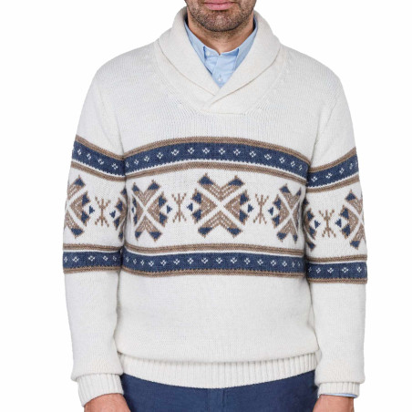 Pull jacquard Island