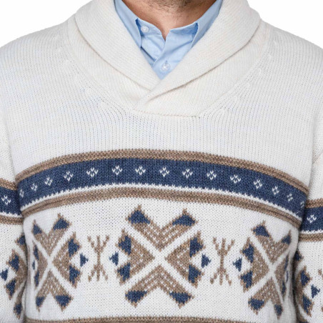 Pull jacquard Island