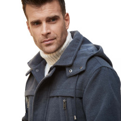 Parka polaire à capuche