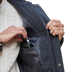 Parka polaire à capuche