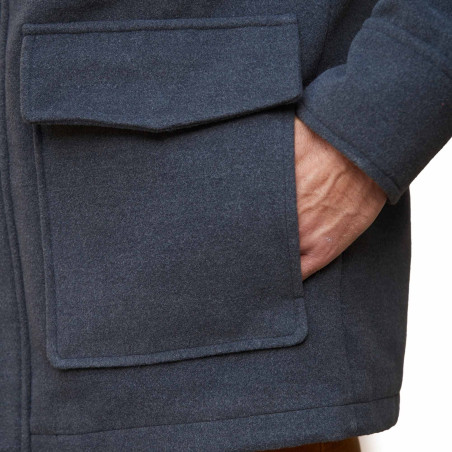 Parka polaire à capuche