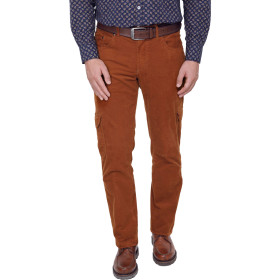 Pantalon velours battle, Taille : 52, Couleur : Marron, par l’Homme Moderne.