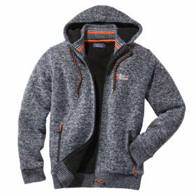 Blouson zippé à capuche (5)