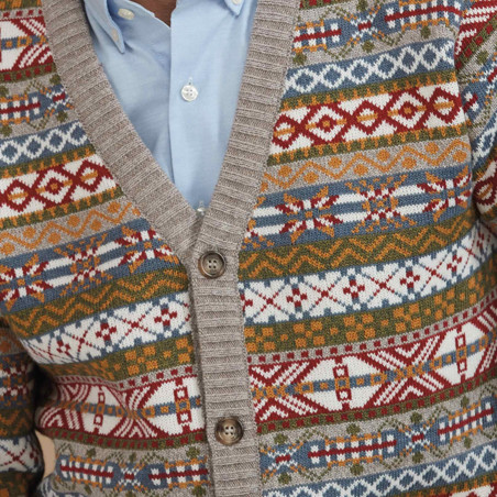 Gilet jacquard Abruzzio