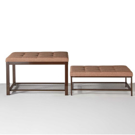 Double banc coulissant