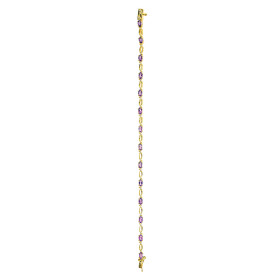 Le bracelet diamants et améthystes