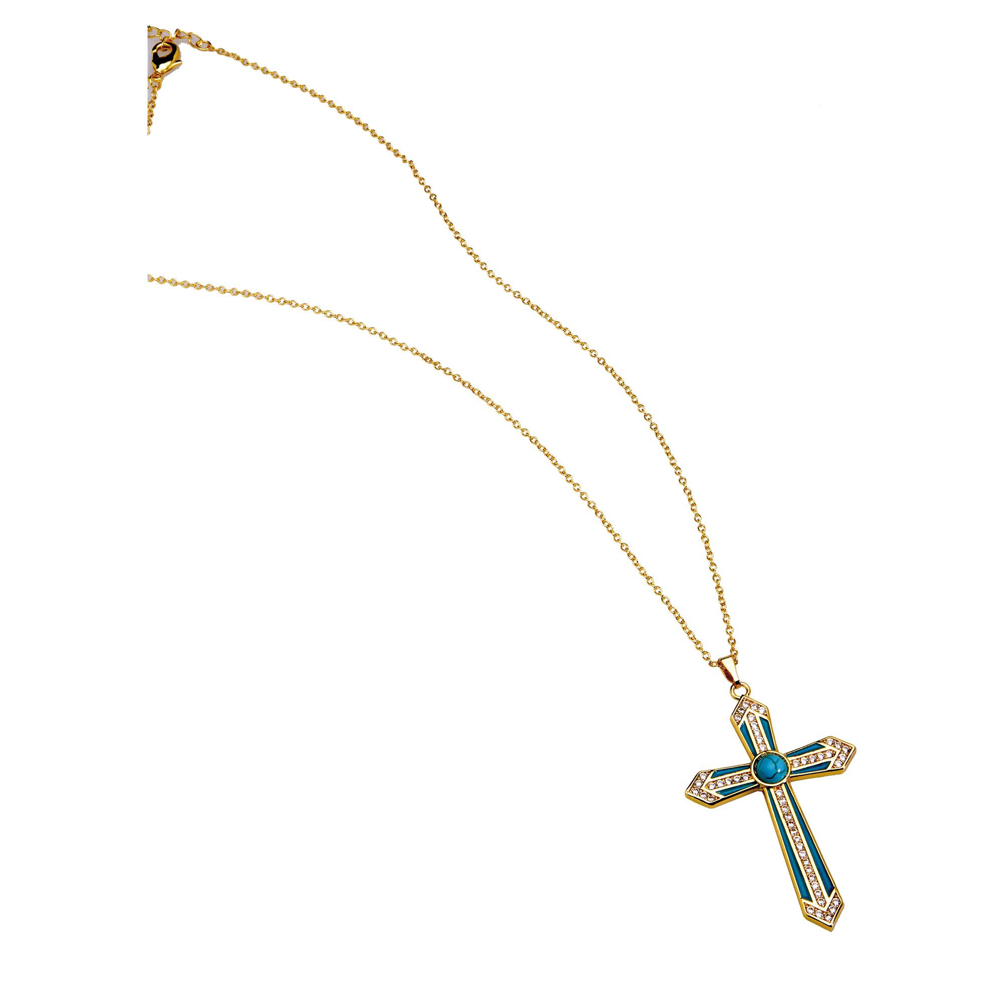 La croix turquoise