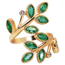 La bague feuillage