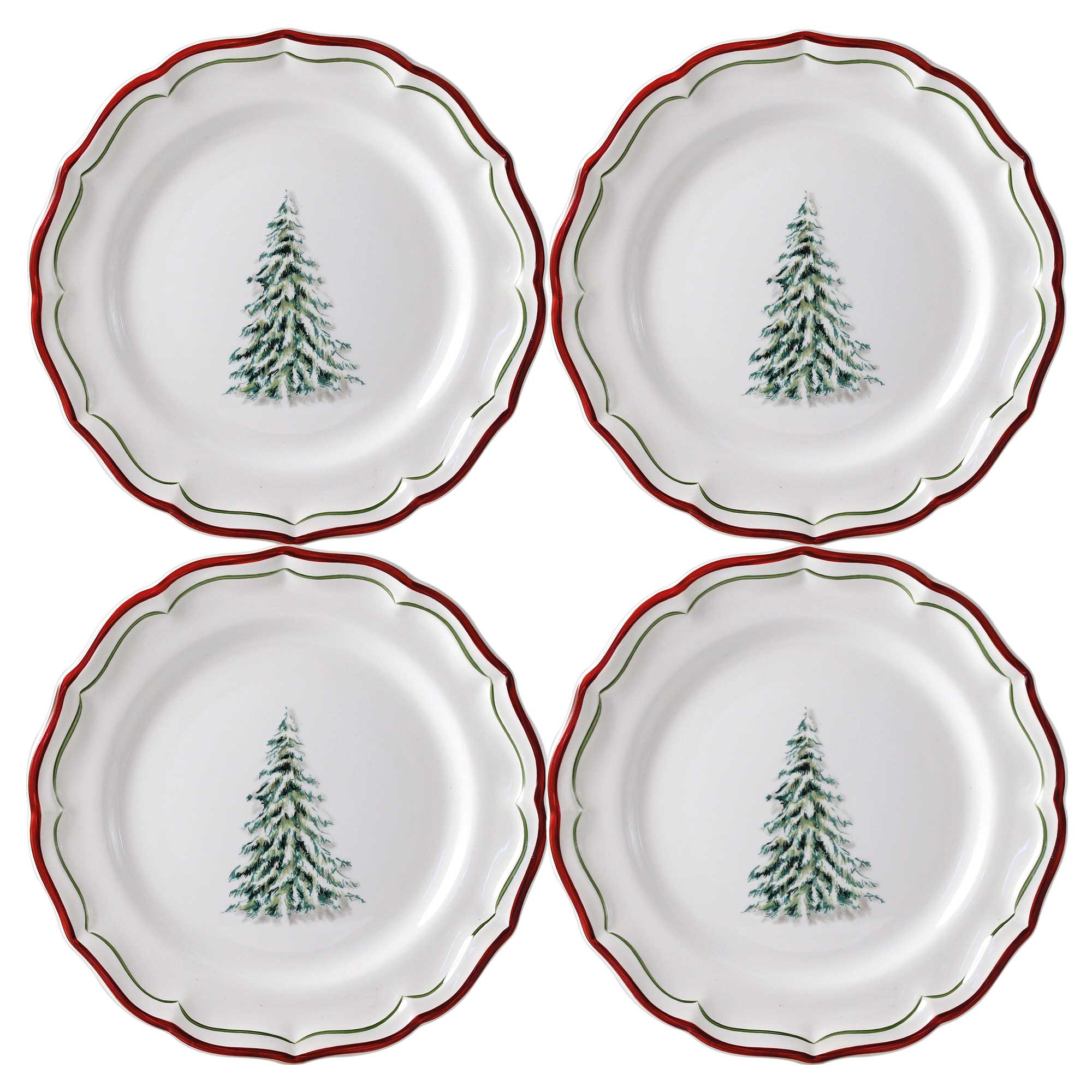 Les 4 assiettes à dessert