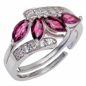 Bague aux 4 grenats