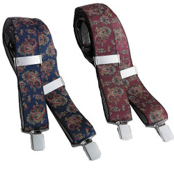 Bretelles motif cachemire -...