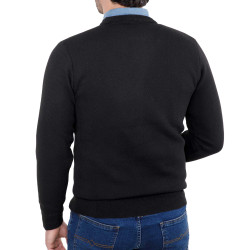 Pull thermique chevrons