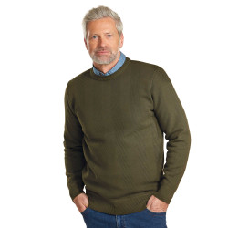 Pull thermique chevrons