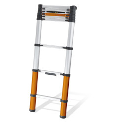 Échelle télescopique  et porte-outils