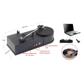 Mini numériseur de vinyles