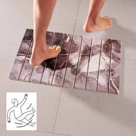 Caillebotis diatomite «marbre noir» - Petit format (2)