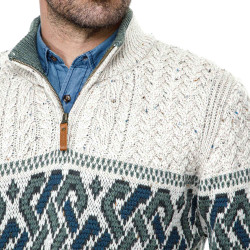 Pull jacquard Aran Crafts