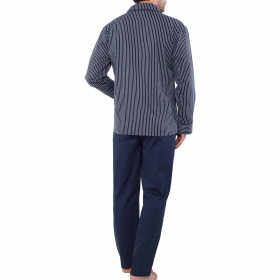 Pyjama coton bleu nuit (2)
