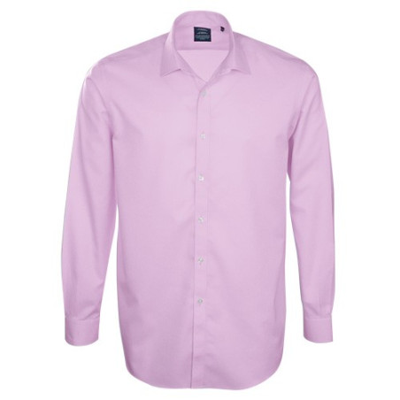 Chemise Micro-Oxford sans repassage Blanc
