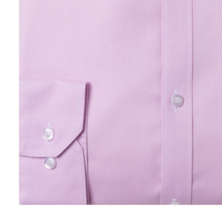 Chemise Micro-Oxford sans repassage Blanc