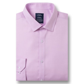 Chemise Micro-Oxford sans repassage Blanc, Encolure : 41/42, par l’Homme Moderne.