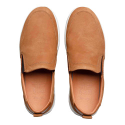 Mocassins cuir terracotta