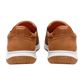 Mocassins cuir terracotta