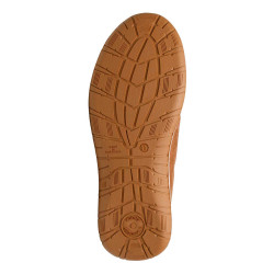 Mocassins cuir terracotta