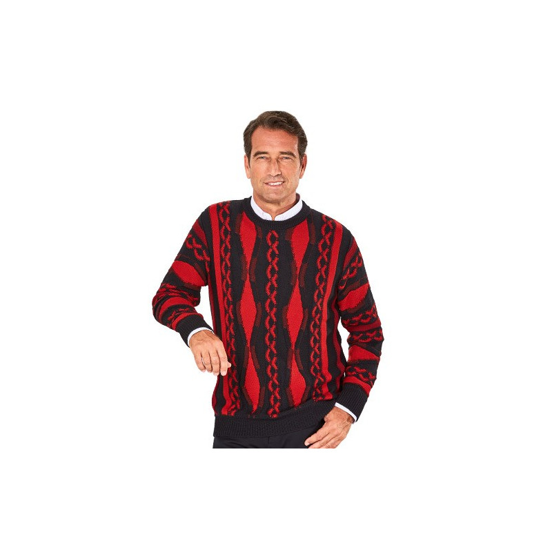 Pull Jacquard Mérinos