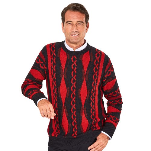 Pull Jacquard Mérinos