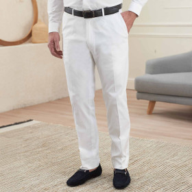 Pantalon confort Blanc d'ivoire
