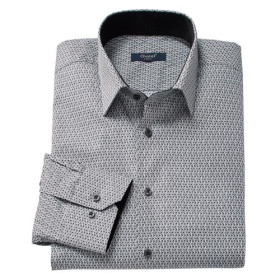 Chemise de Style Jean Chatel® Gris, Encolure : 41, Couleur : Gris, par l’Homme Moderne.