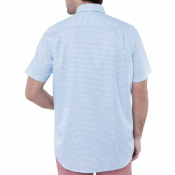 Chemisette coupe confort sans repassage carreaux