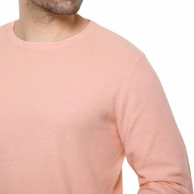 Pull coton piqué