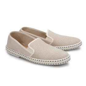 Mocassins aérés playa, Pointure : 40, Couleur : Beige, par l’Homme Moderne.
