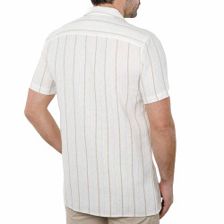 Chemisette Coton Natté -  Rayures fines