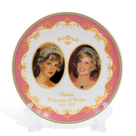 Assiette de collection Lady Diana, par l’Homme Moderne.