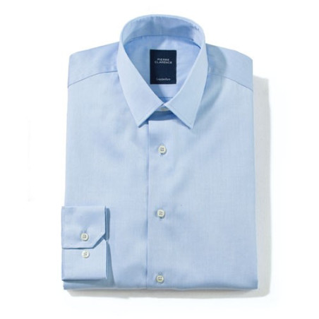 Chemise demi-mesure Uni ciel