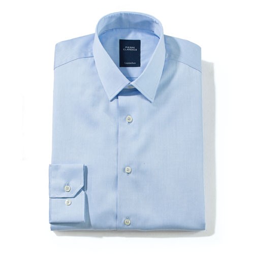 Chemise demi-mesure Uni ciel