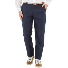 Pantalon ville confort, Taille : 42/44, Couleur : Marine, par l’Homme Moderne.