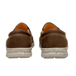 Mocassins massants en cuir aéré