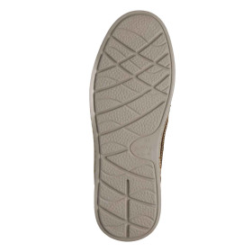 Mocassins massants en cuir aéré