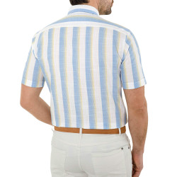 Chemisette coton rayée